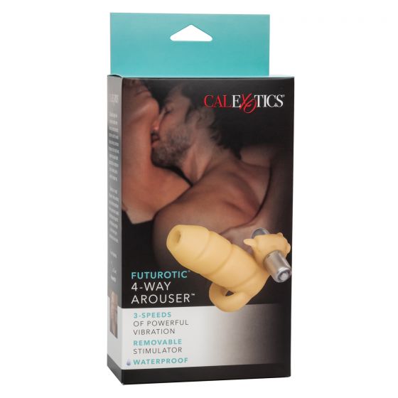 CalExotics Futurotic 4-Way Arouser Vibrating Sleeve