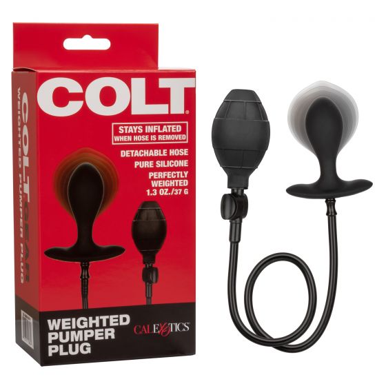 CalExotics Colt Weighted Pumper Plug with Detachable Hose