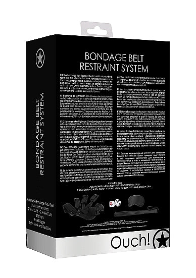 Shots Toys Ouch! Bondage Belt Restraint System