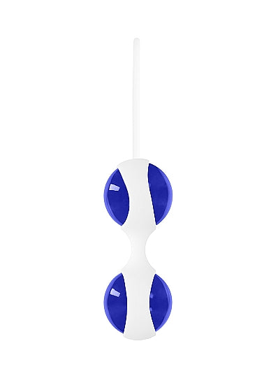 Shots Toys Chrystalino Ben Wa Glass Balls Large - White
