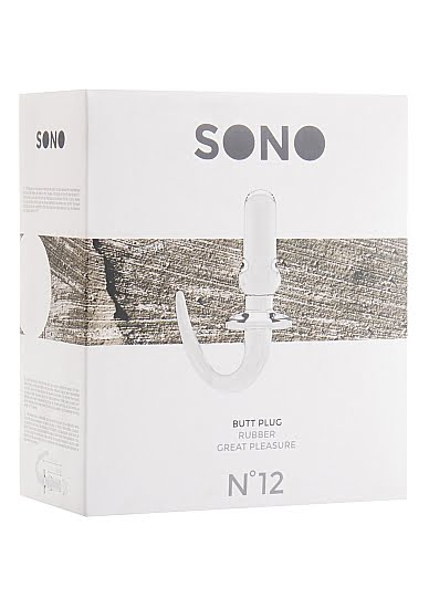 Shots Toys Sono No.12 Rubber Butt Plug 4"