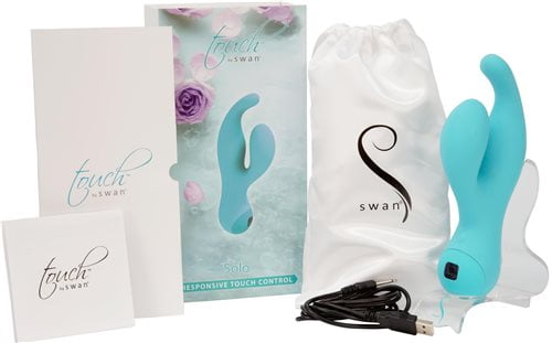 Swan Touch Solo Rechargeable Vibrator - Teal