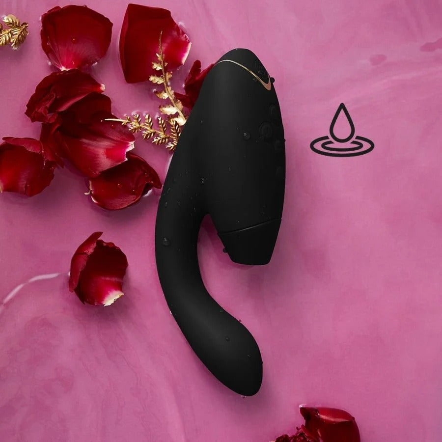 Womanizer The Original Duo Rechargeable G-Spot & Clitoral Stimulator - Black