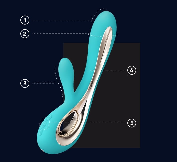 Lelo SORAYA 2 Rechargeable Rabbit Vibrator - Aqua