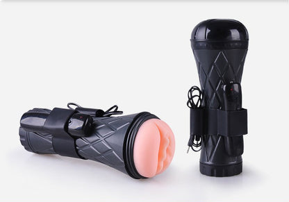 Passions Cup Vagina Pocket Pussy with Wired Remote Control