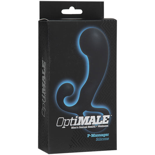 Doc Johnson OptiMALE Silicone P-Massager - Black