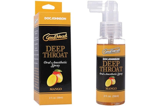 GoodHead Deep Throat Oral Anesthetic Spray 59ml - Mango