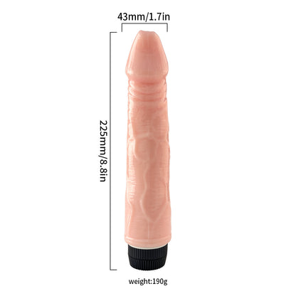 Lance's Cock Ultra Realistic Vibrating 8.8'' Dildo - Light