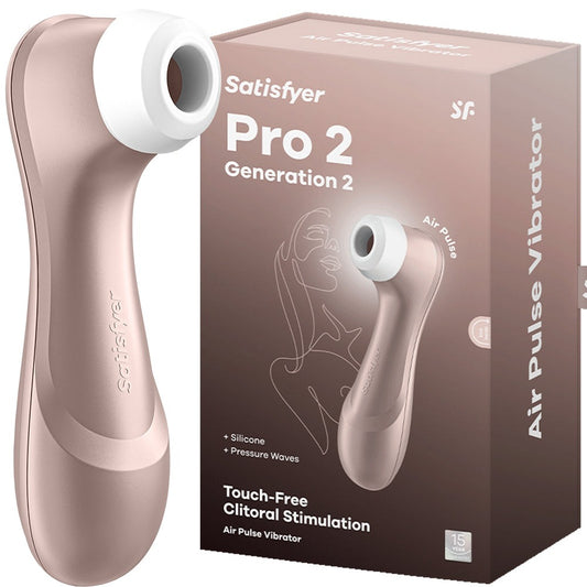 Satisfyer Pro 2 Rechargeable Air Pulse Clitoral Stimulator - Rose Gold