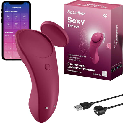 Satisfyer Sexy Secret Rechargeable Panty Vibrator with App Control