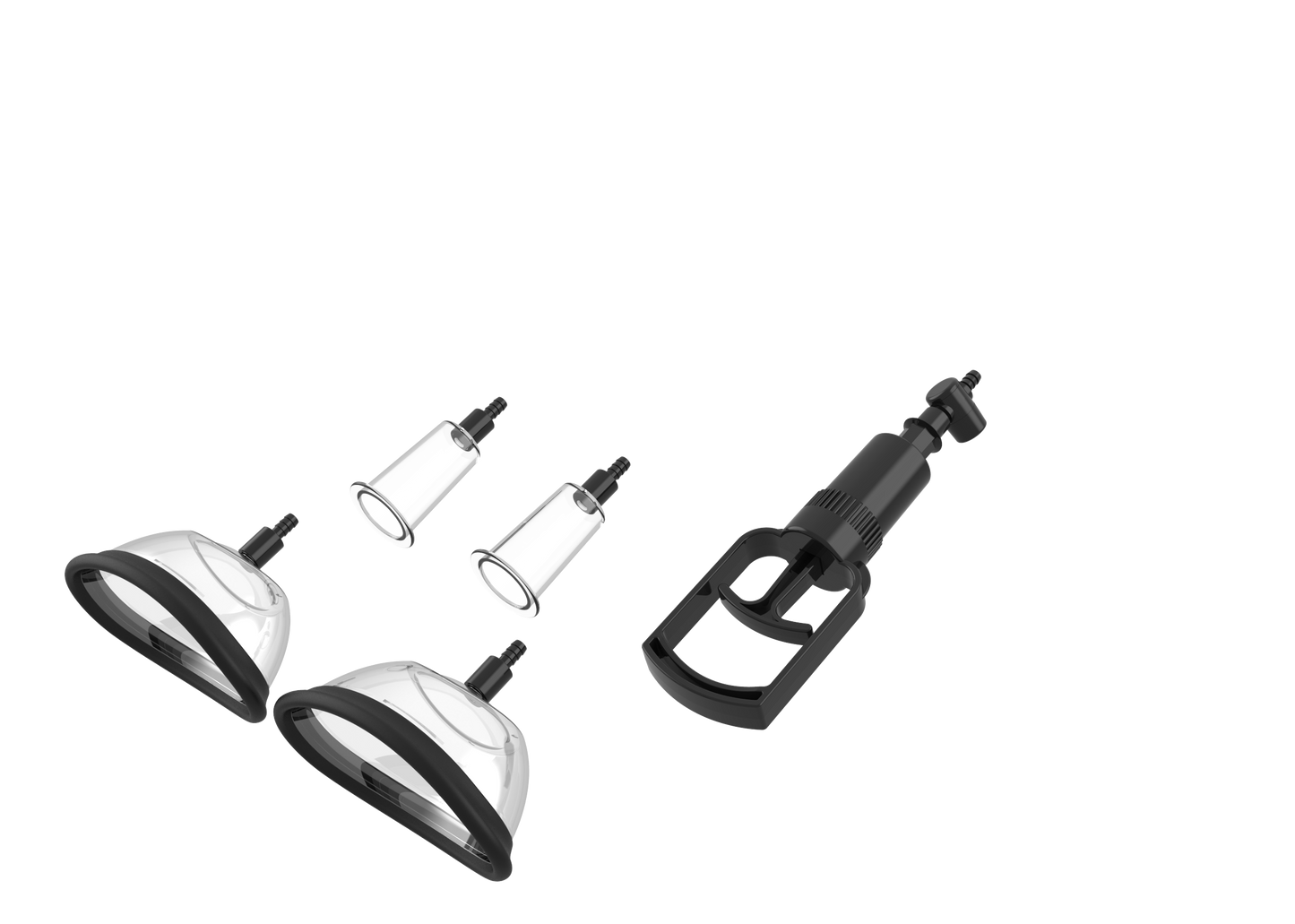 Passion Pump Enhancement Pussy Pump with Nipple Pumps 4pc