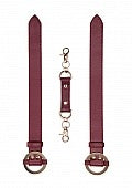 OUCH! Wrist Or Ankle Cuffs - Burgundy