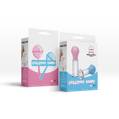 Lollipop Nipple & Clitoris Mini Pump 2pc