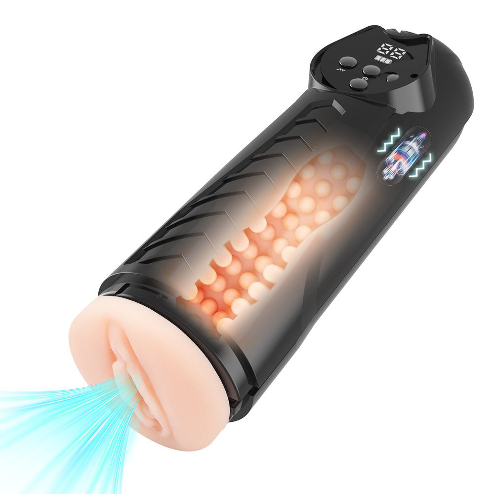 Tigers Roar Rechargeable 360° Vibration & Sucking Vagina Masturbator