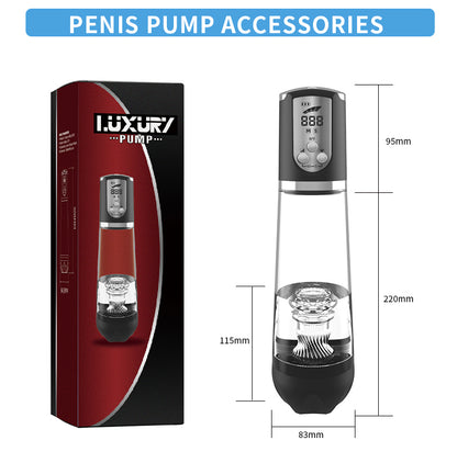 Luxury Rechargeable Vacuum Pump with Sleeve
