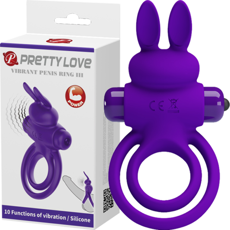 Pretty Love by Baile Vibrant Penis Ring III - Purple