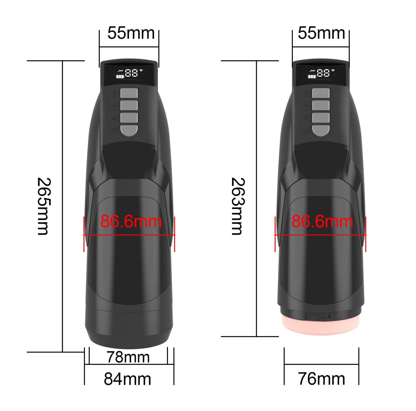 Tigers Roar Rechargeable 360° Vibration & Sucking Vagina Masturbator