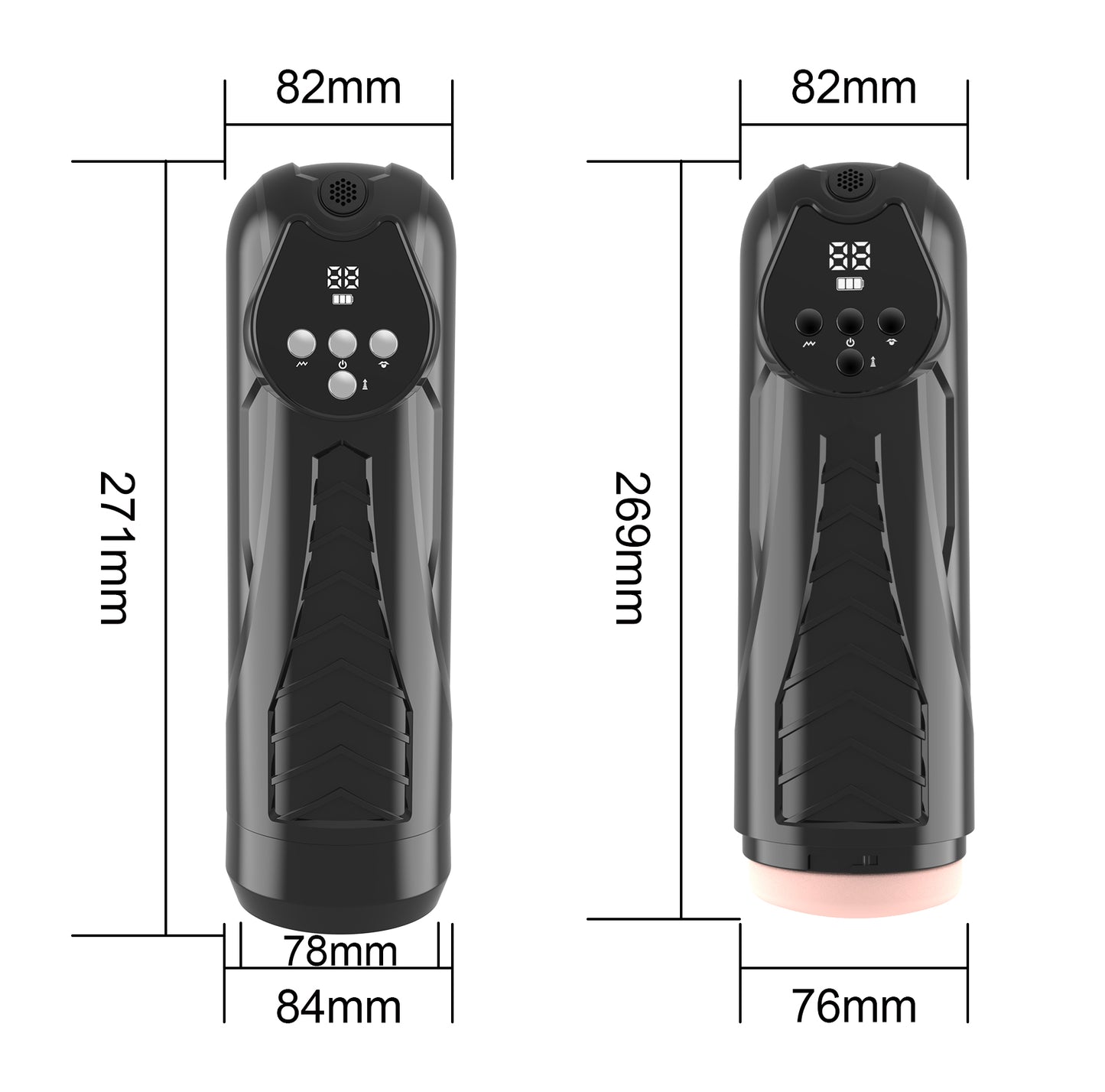 Tigers Roar Rechargeable 360° Vibration & Sucking Vagina Masturbator