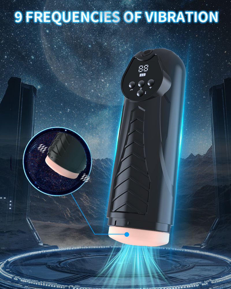 Tigers Roar Rechargeable 360° Vibration & Sucking Vagina Masturbator