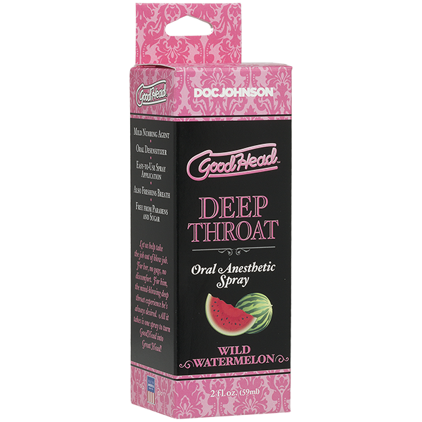 Doc Johnson GoodHead Deep Throat Oral Anesthetic Spray 59ml - Watermelon