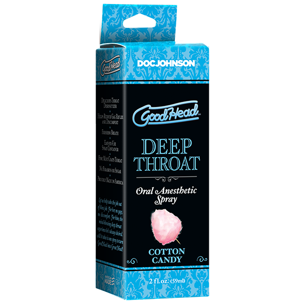 Doc Johnson GoodHead Deep Throat Oral Anesthetic Spray 59ml - Cotton Candy