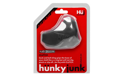 hunkyjunk by Oxballs Clutch Ball Sling Cockring - Black