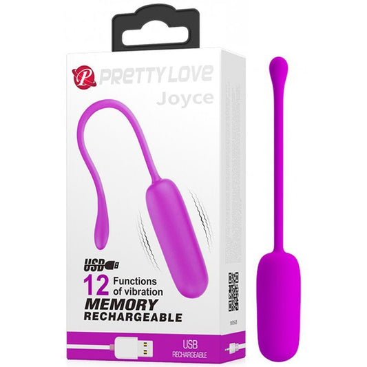 Pretty Love by Baile Rechargeable Vibrating Egg Joyce - Pink