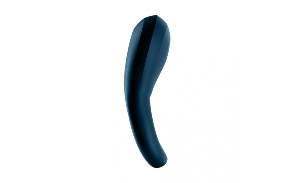 Satisfyer Epic Duo Rechargeable Cock Ring with App Control - Blue