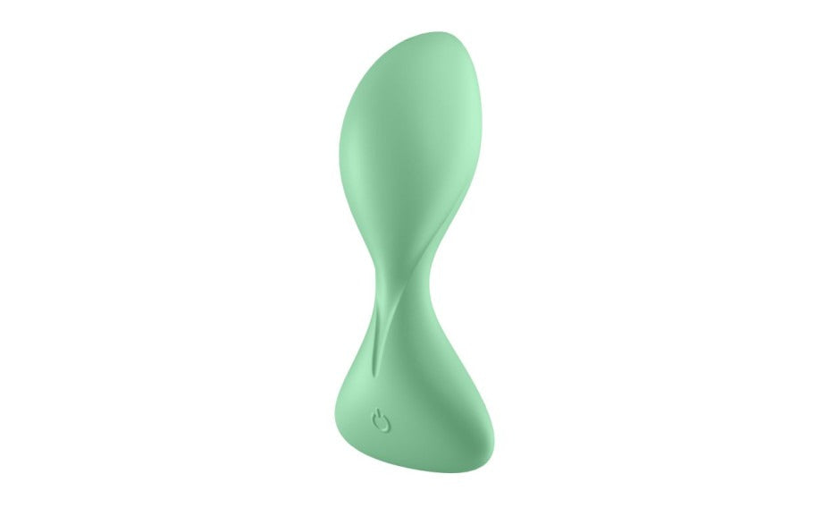 Satisfyer Trendsetter Rechargeable Vibrating Plug with App Control - Light Green