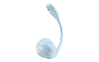 Satisfyer Smooth Petal Wearable Vibrator - Blue