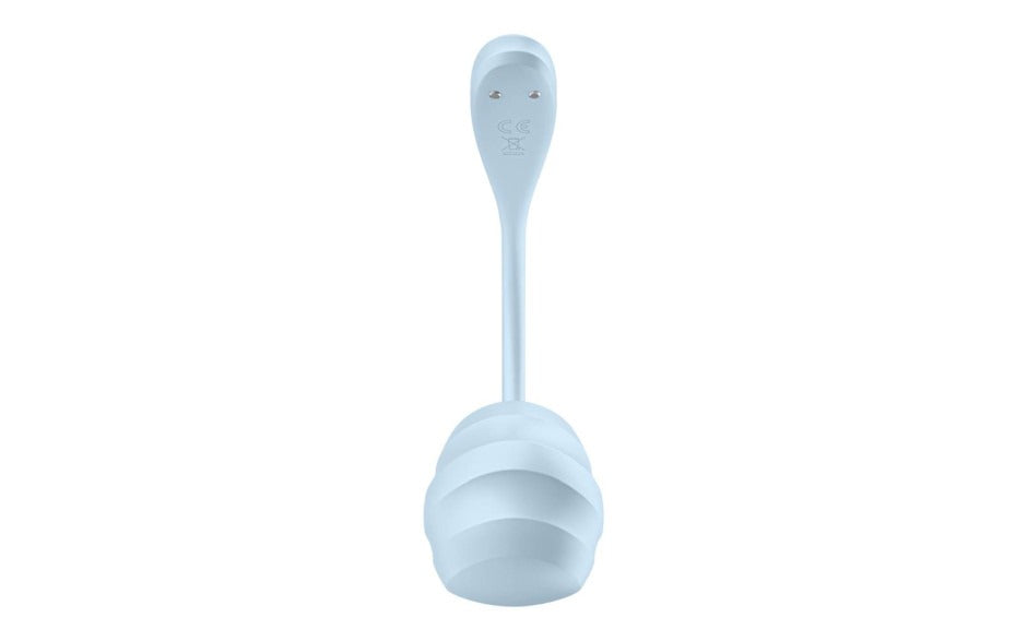 Satisfyer Smooth Petal Wearable Vibrator - Blue