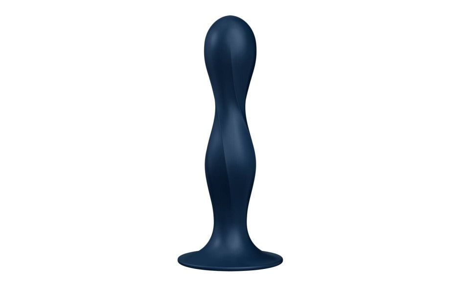 Satisfyer Double Ball-R Weighted Dildo - Blue