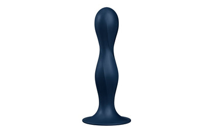Satisfyer Double Ball-R Weighted Dildo - Blue