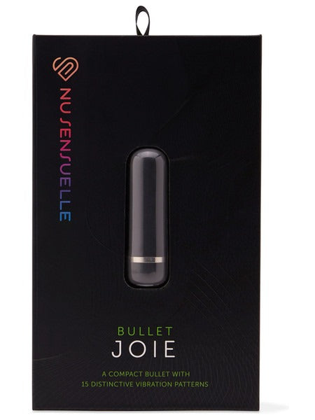 Nu Sensuelle Joie 15 Function Rechargeable Bullet Vibrator - Black