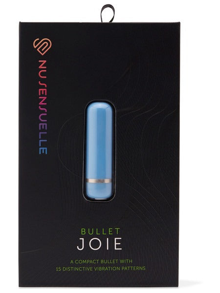 Nu Sensuelle Joie 15 Function Rechargeable Bullet Vibrator - Blue