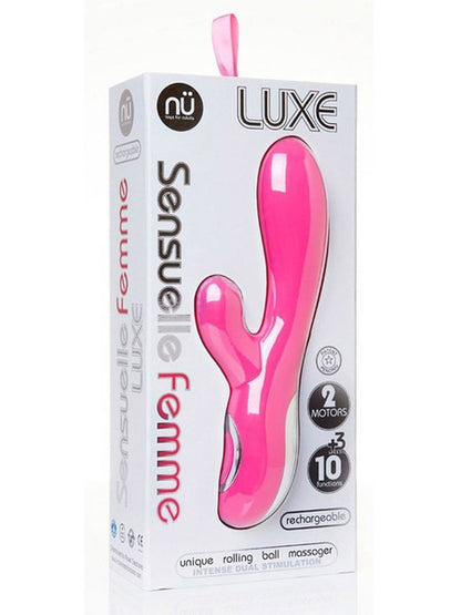 Satisfyer Femme Luxe Rechargeable Rolling Rabbit Vibrator - Pink