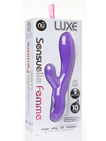 Satisfyer Femme Luxe Rechargeable Rolling Rabbit Vibrator - Purple