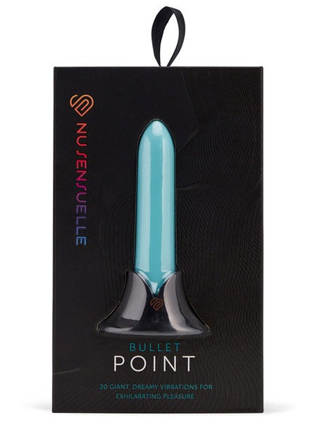 Nu Sensuelle Point 20 Function Rechargeable Bullet - Tiffany Blue