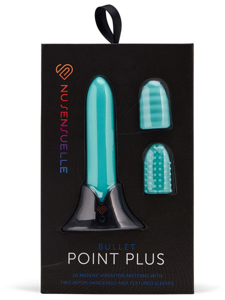 Nu Sensuelle Point Plus 20 Function Bullet - Tiffany Blue