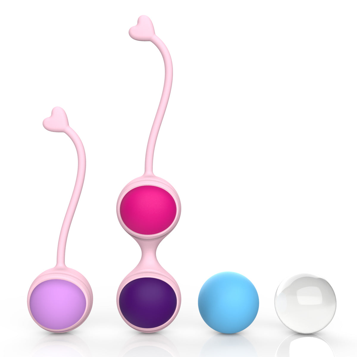 y.Love Lorinda-Fit Interchangeable Weighted Mixed Kegel Ball Training Set