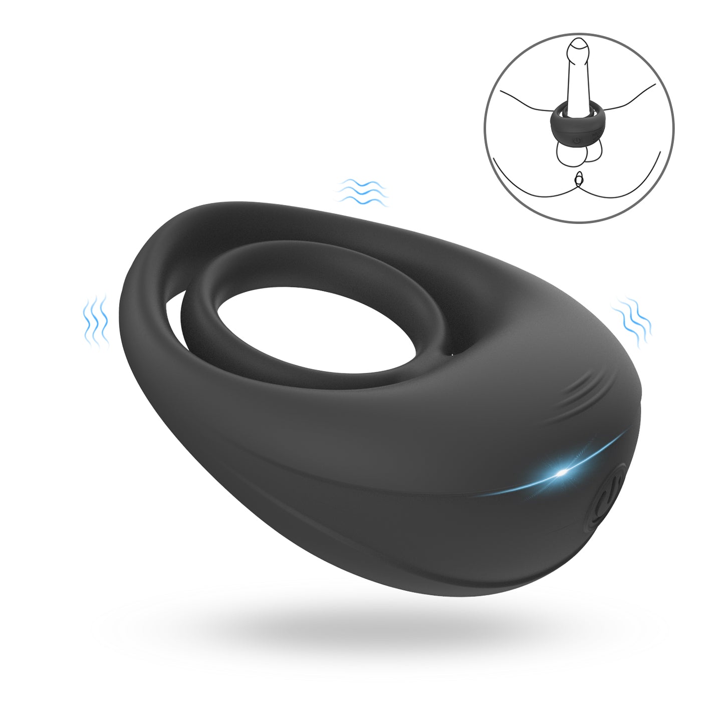 y.Love Titan-Pwr Rechargeable Vibrating Cock Ring