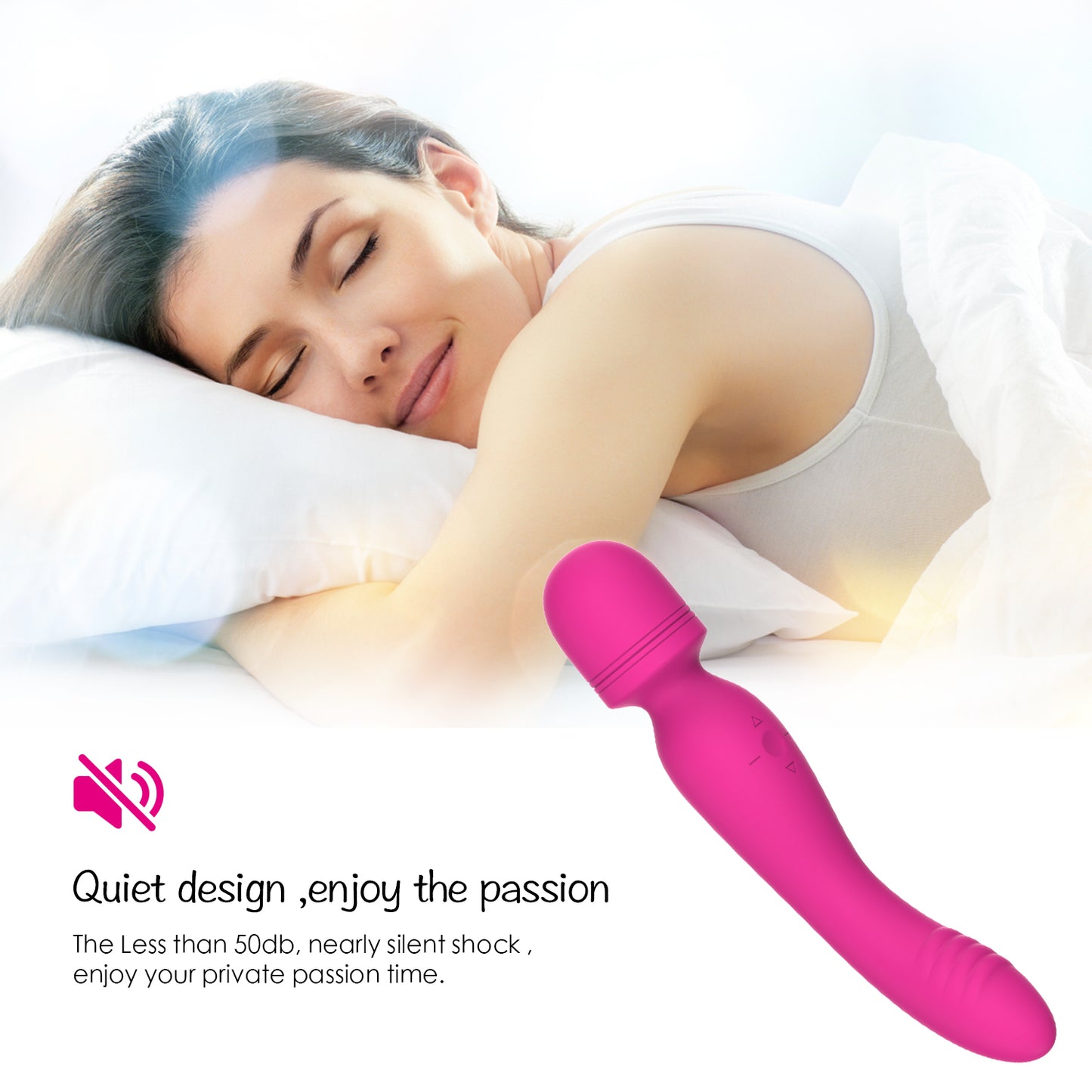 y.Love Angus Powerful Rechargeable Wand Vibrator