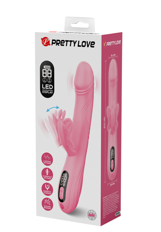 Pretty Love Tapping & Vibrating Rabbit LED Display