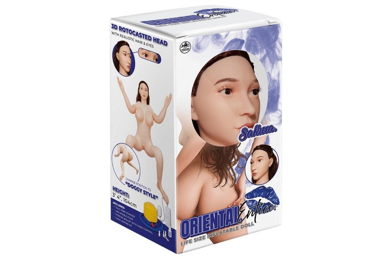 NMC Oriental Entice Life Size Inflatable Doll - Sakiua
