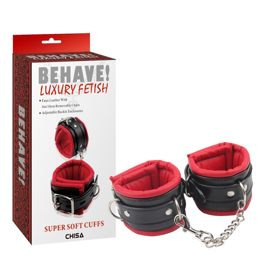 Behave! Luxury Fetish Super Soft Ankle Cuffs