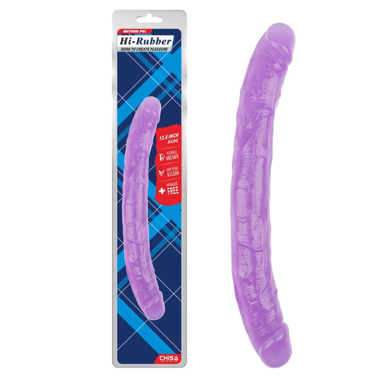Hi Rubber 12.8" Double Ended Dildo