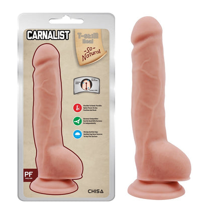 T-Skin Real Feel Carnalist 9" Suction Cup Dildo