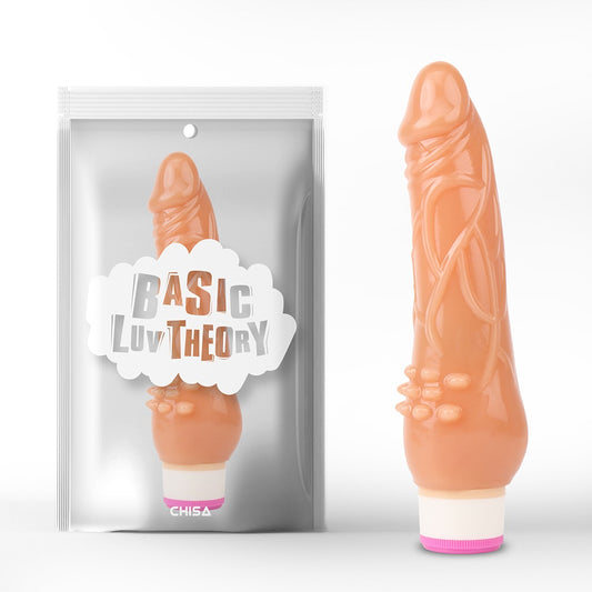 Basic Luv Theory Beginner Rider Realistic 8" Vibrating Dildo