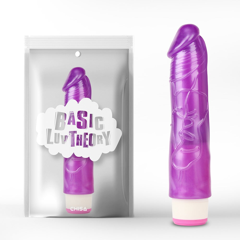 Basic Luv Theory Sexy Whopper 7.9" Vibrating Dildo
