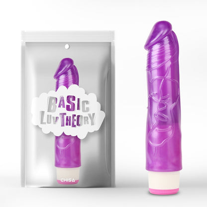 Basic Luv Theory Sexy Whopper 7.9" Vibrating Dildo